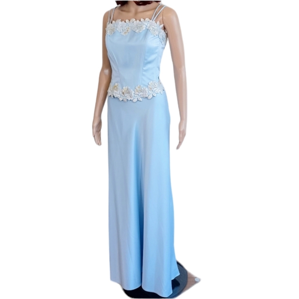 Vintage Polka Formal Two Piece Dress